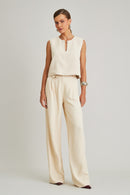 Blusa de Alfaiataria Bege Alana