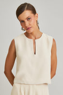 Blusa de Alfaiataria Bege Alana