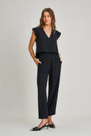 Blusa de Alfaiataria Lina Preto