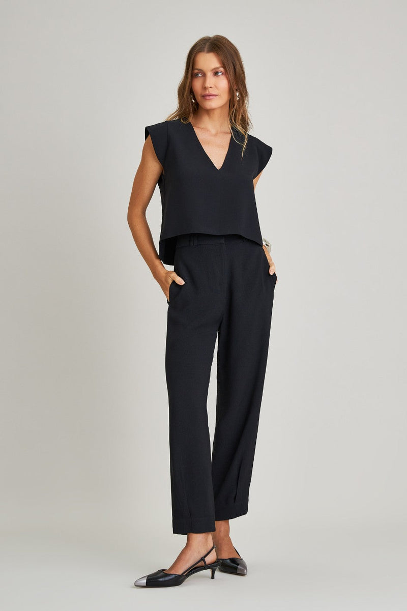 Blusa de Alfaiataria Lina Preto