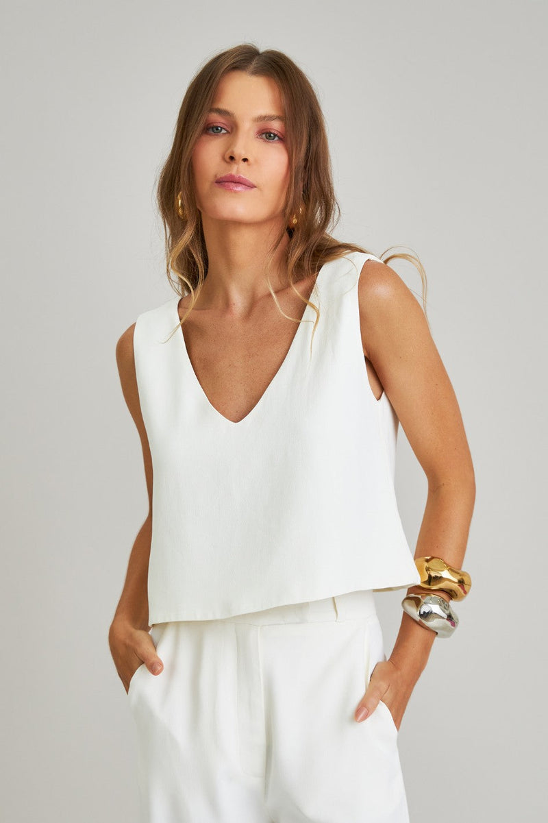 Blusa de Alfaiataria Selena Off