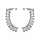 Brinco Ear Cuff Com Zircônias