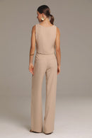 Blusa de Alfaiataria Luiza Bege