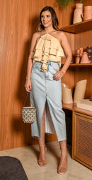 Saia Jeans c/ Fenda