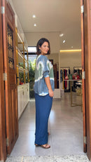 Blusa Diagonal Tie Dye