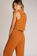 Blusa de Alfaiataria Luiza Terracota