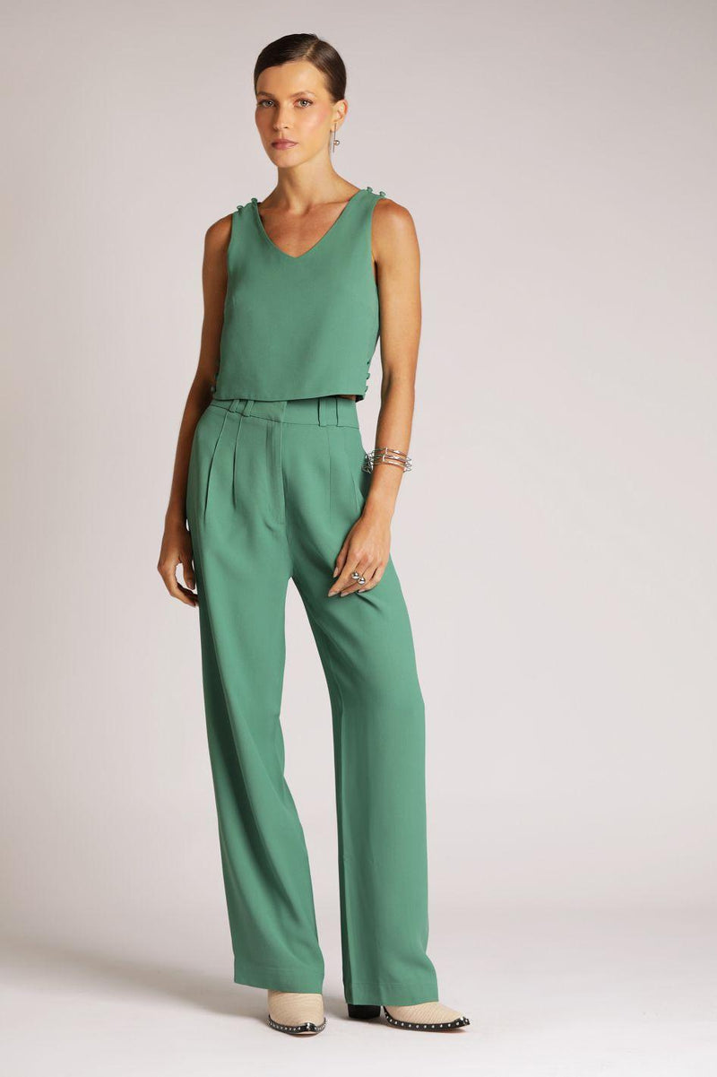 Blusa de Alfaiataria Luiza Verde