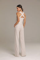 Blusa de Linho Natural Bianca