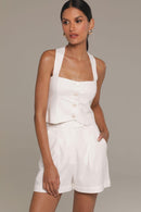 Blusa de Linho Off Bianca