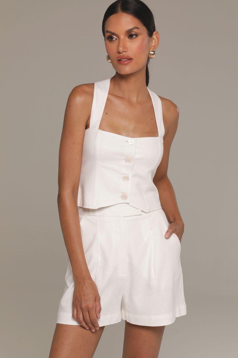 Blusa de Linho Off Bianca