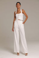 Blusa de Linho Off Bianca