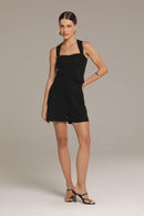 Blusa de Linho Preto Bianca