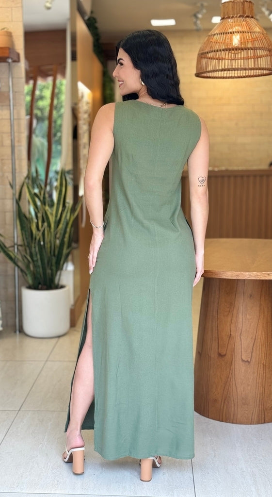 Vestido Linho Madrid