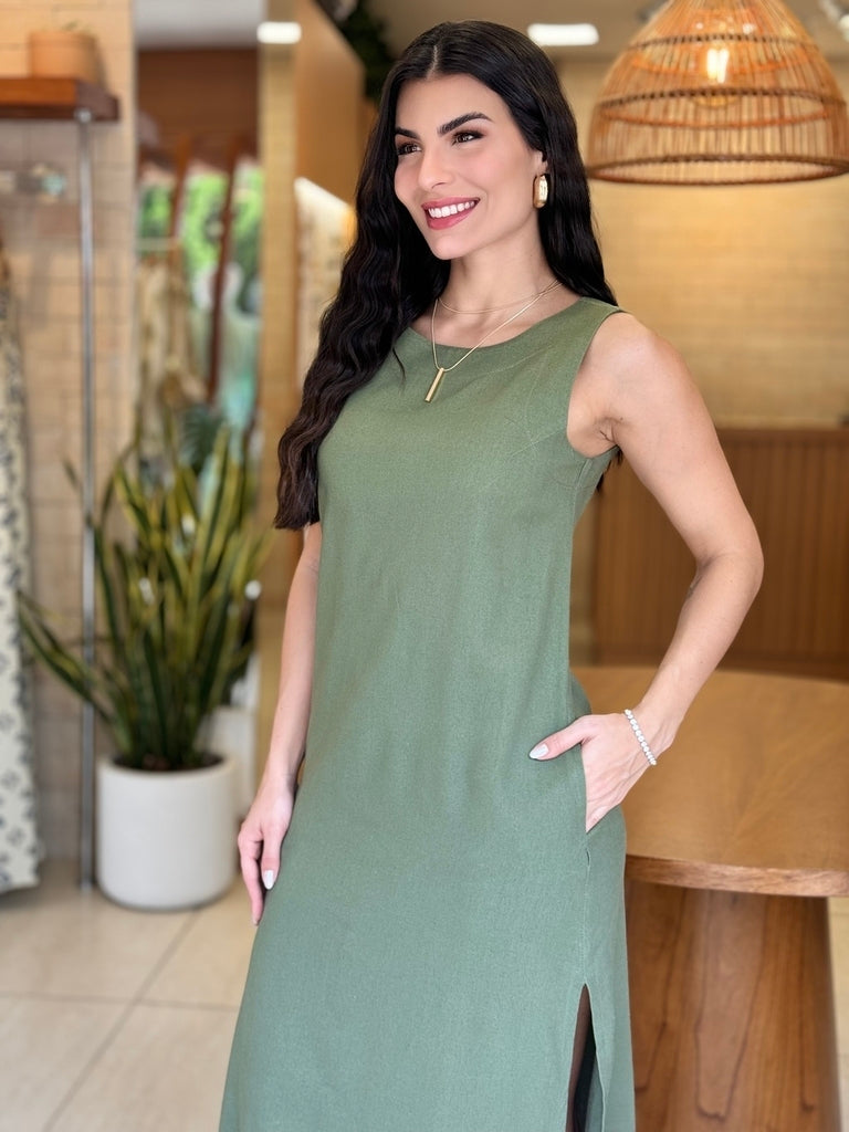 Vestido Linho Madrid