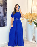 Vestido Duna Cravejado